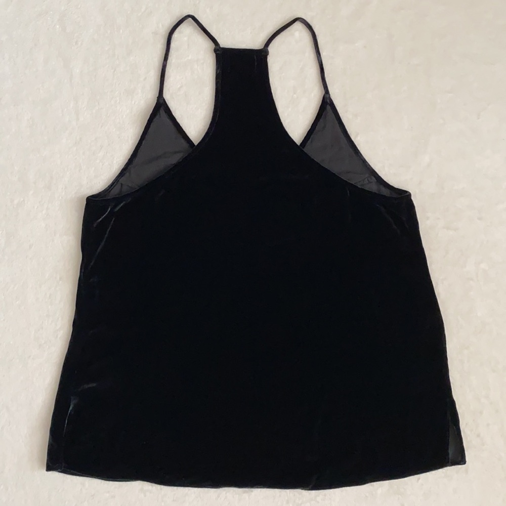 Cami NYC Black Velvet V-Neck Racerback Cami - Picture 9 of 14